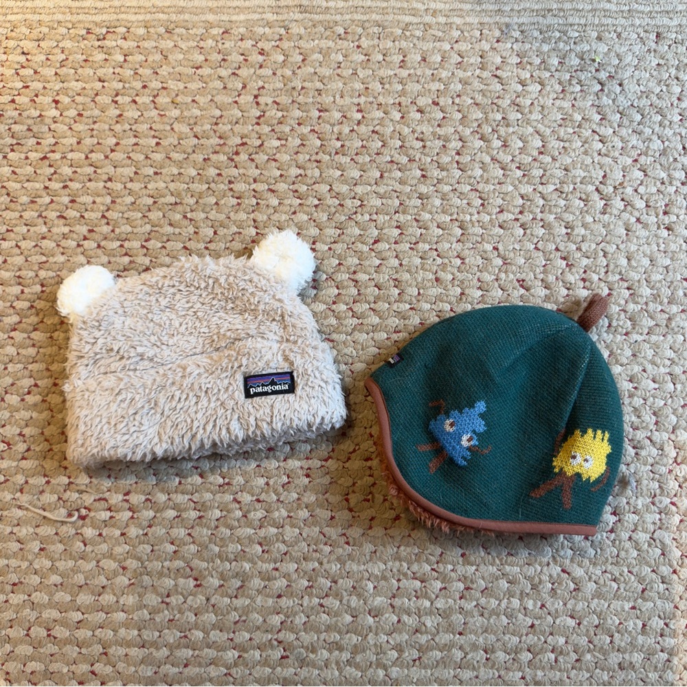 Patagonia newborn hats
